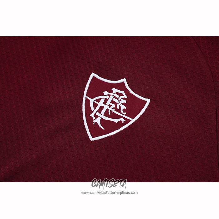 Chandal del Fluminense 2025-2026 Manga Corta Rojo - Pantalon Corto